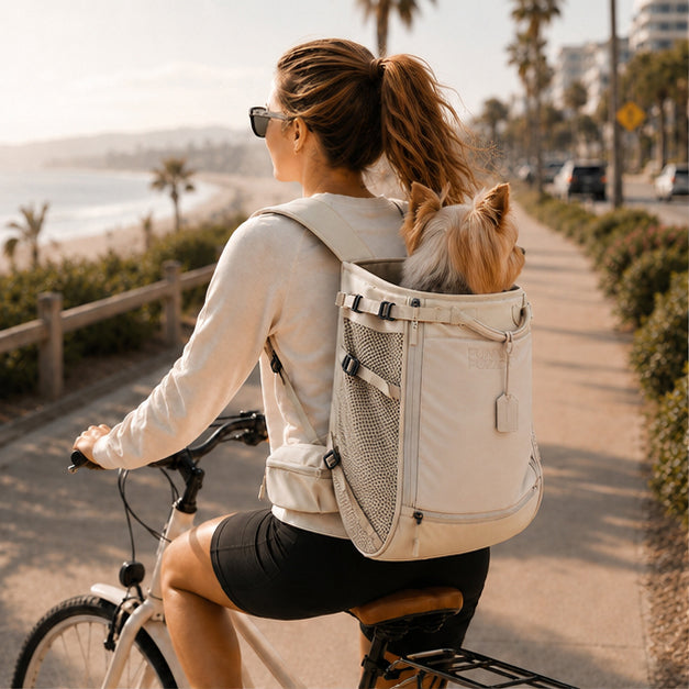Dog Carrier Backpacks Dog Rucksack Dog Bike Carrier - Urban Roaming