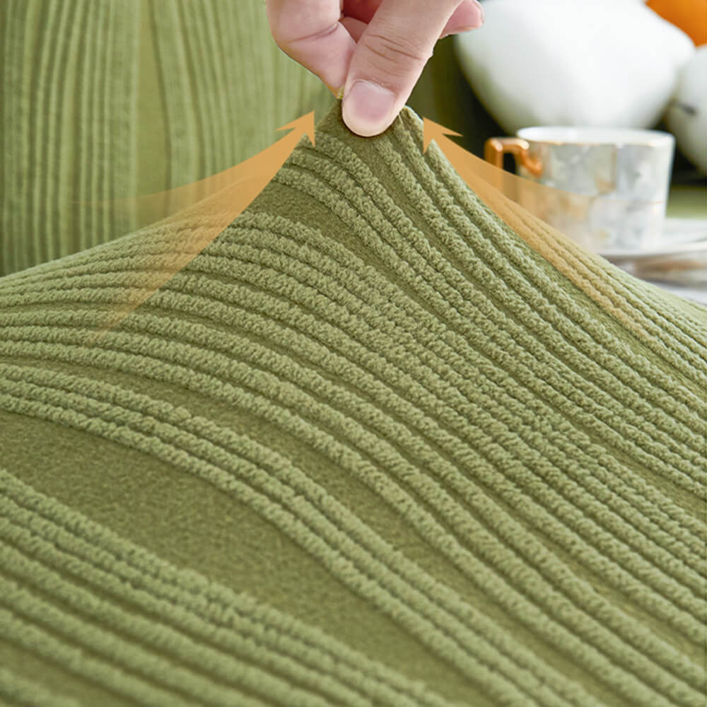 Jacquard Stretch Full-Cover Anti-scratch Outdoor Couch Cover