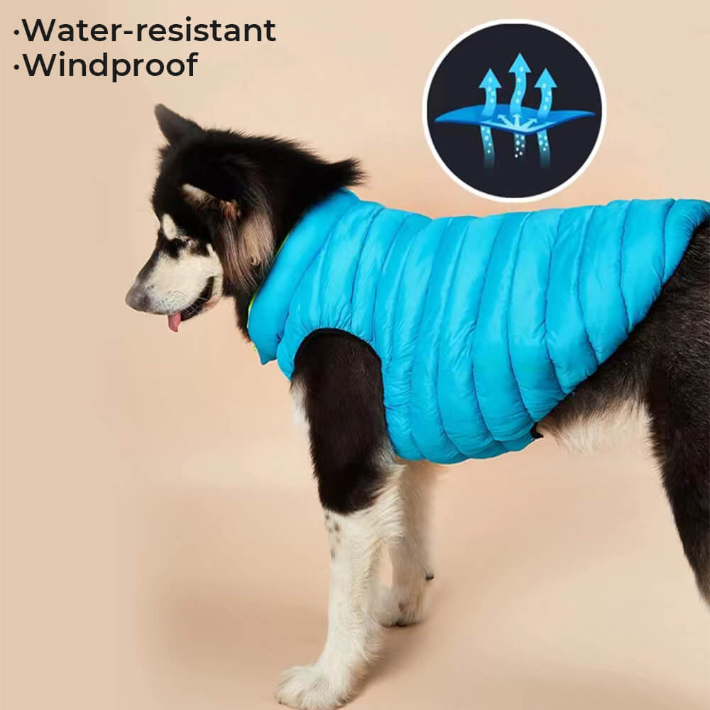 Lightweight Warm Down Reversible Dog Vest Clothes