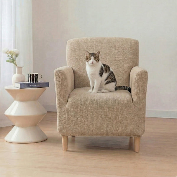 Herringbone Full Coverage Comfortable Scratch-Resistant Sofa Protection Magic Recliner Chair Covers