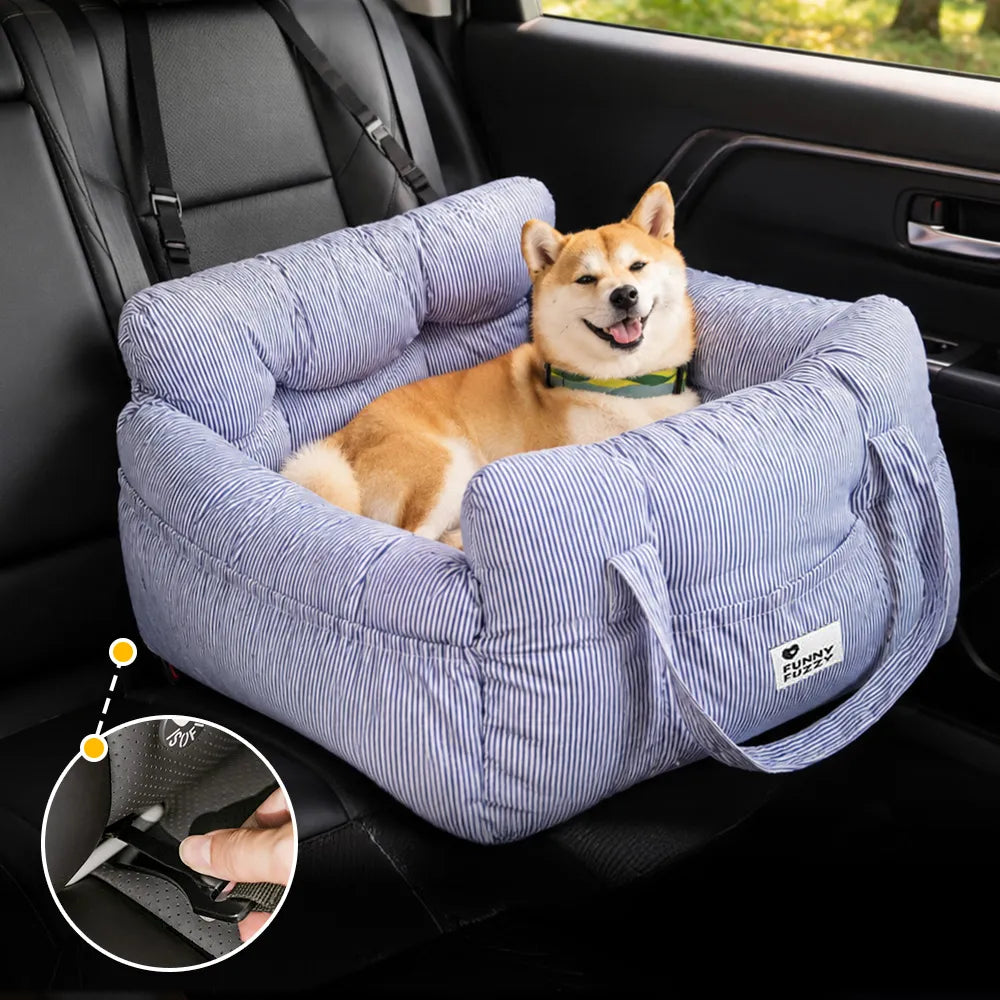 Portable ISOFIX Dog Car Seat Bed with ISOFIX System