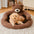 Cute Detachable Cuddle Bear Cat Bed