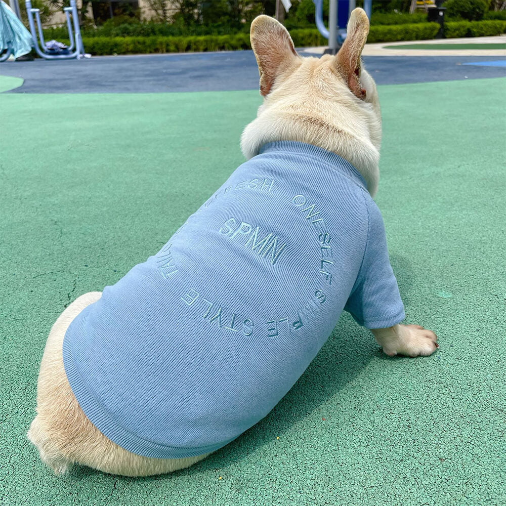 Stylish Embroidered Long Sleeve Pullover Sweatshirt for Pet and Owner Matching Clothes