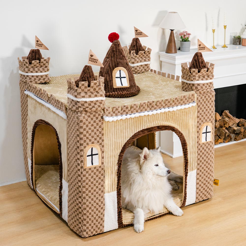 FUNNYFUZZY &Cosy Orthopaedic Kids Indoor Play Tent Dog Tent Bed - Fairytale Dreamland