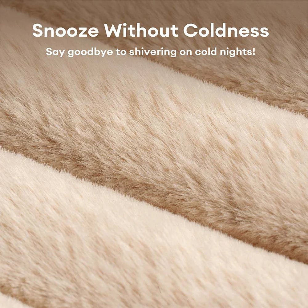 Plush Warmth Removable Orthopedic Wedge Bolster Dog Sofa Bed - CozySlope