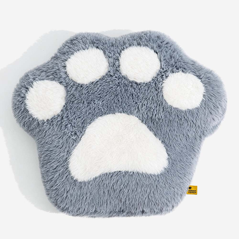 Washable Fluffy Non-Slip Cosy Cat Bed-Paw Spot