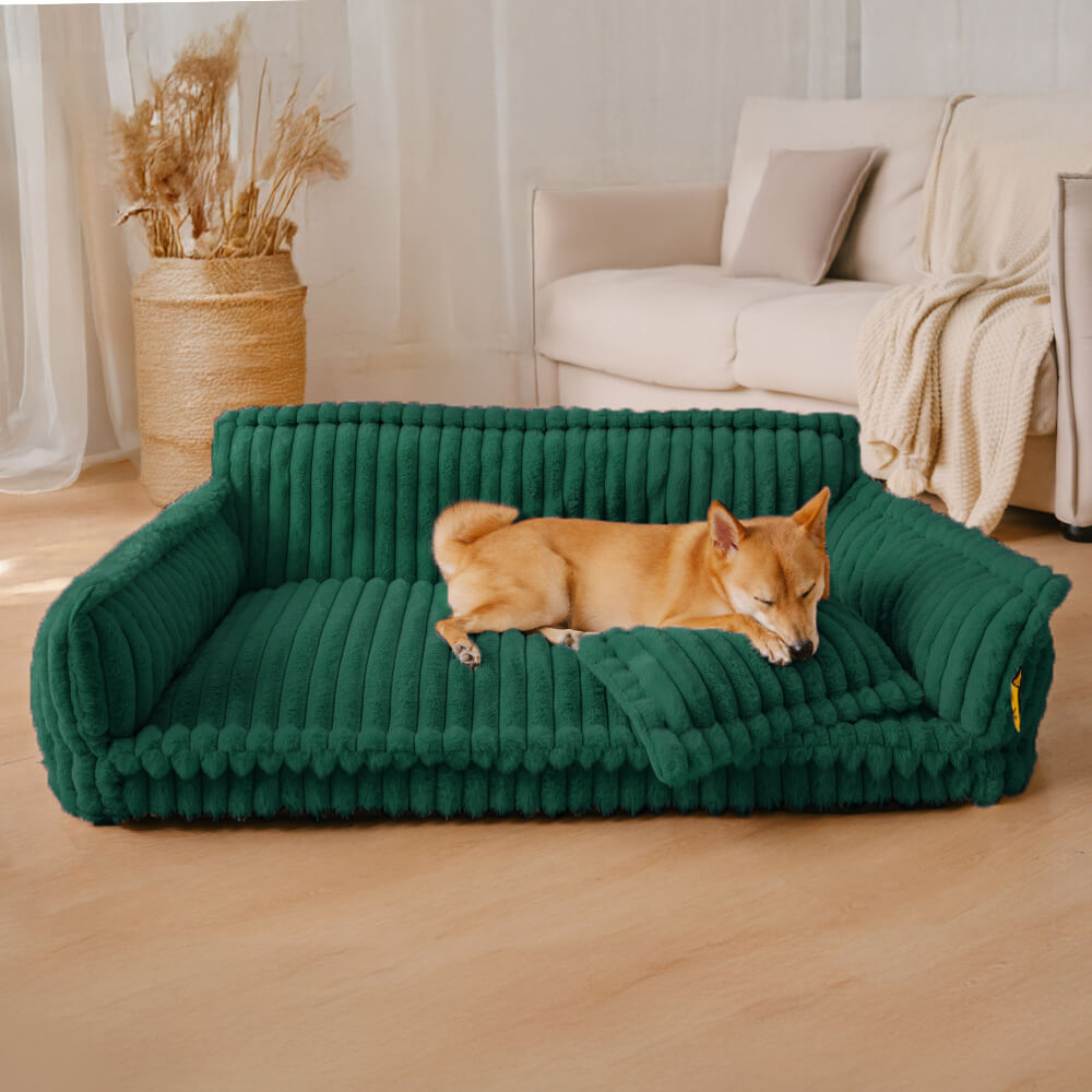 Large Washable Fluffy Orthopedic Soft Dog Pillow Dog Sofa Bed - Home Office