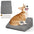 Modular Foam Dog Ramp Stairs for Staircase Stairs with Velcro