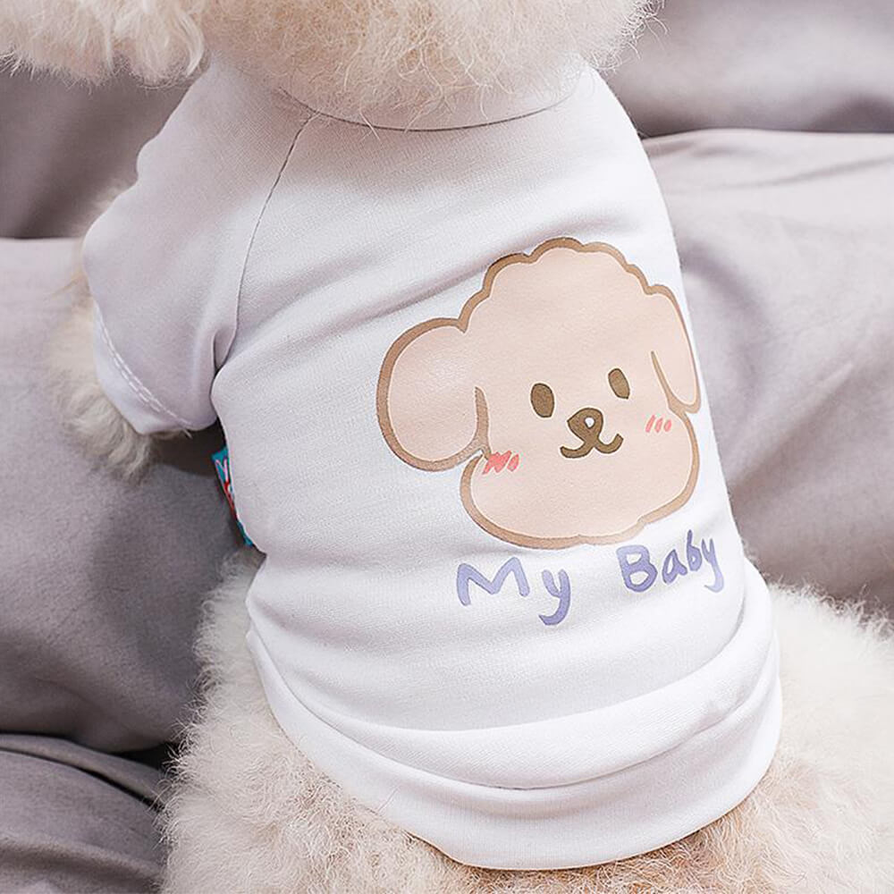 Cute "My Baby" Dog Shirt - Adorable and Cozy Pet Apparel