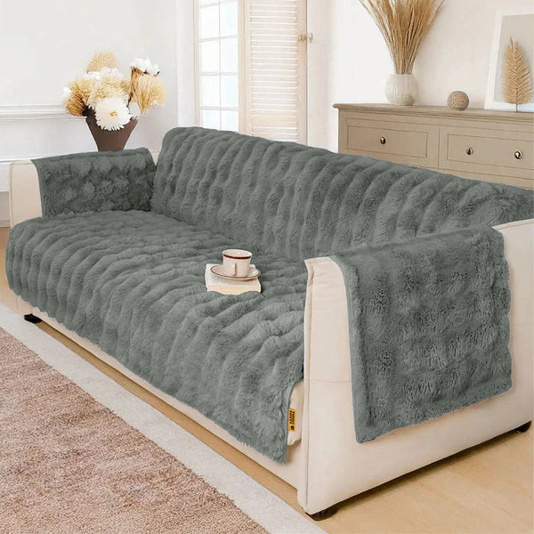 Water-resistant Fluffy Soft Furniture Protector Recliner Chair Covers Couch Covers