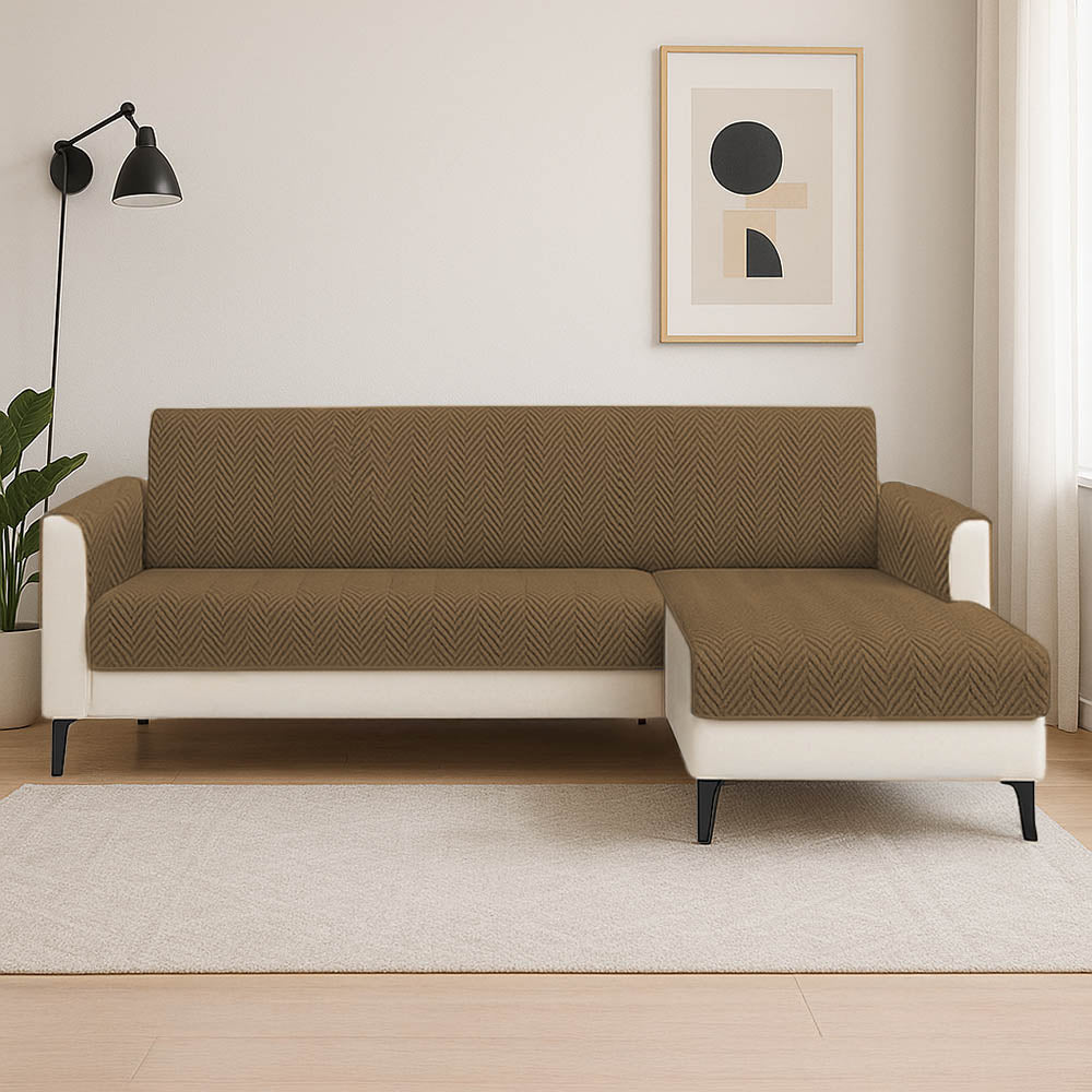 Waterproof Non-Slip Furniture Protector One-Piece Pet Sectional Couch Cover-Slipsafe