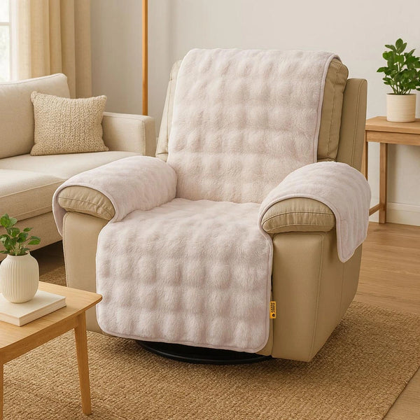 Water-resistant Fluffy Soft Furniture Protector Couch Cover-EverDry