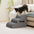 Adjustable Non-Slip Washable Soft Dog Stairs with Gentle Ramp
