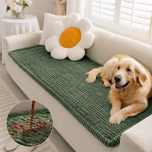 Waterproof Lazy Soft Flannel Breathable Pet Mat Non-slip Couch Cover