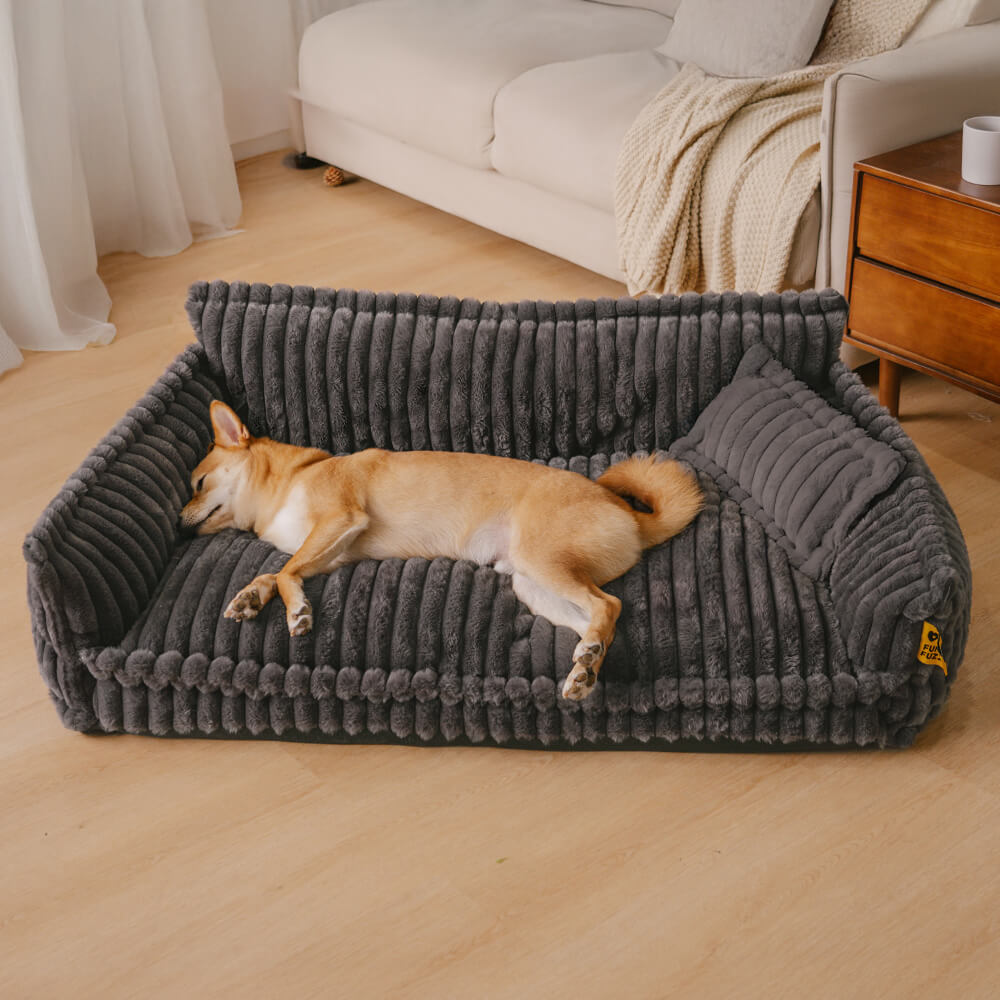 Large Washable Fluffy Orthopedic Soft Dog Pillow Dog Sofa Bed - Home Office