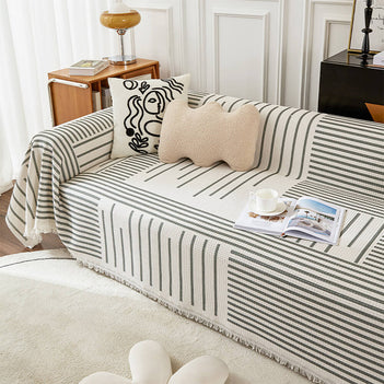 Geometric Pattern Multicolour Couch Cover - Modern Design for a Stylish Home