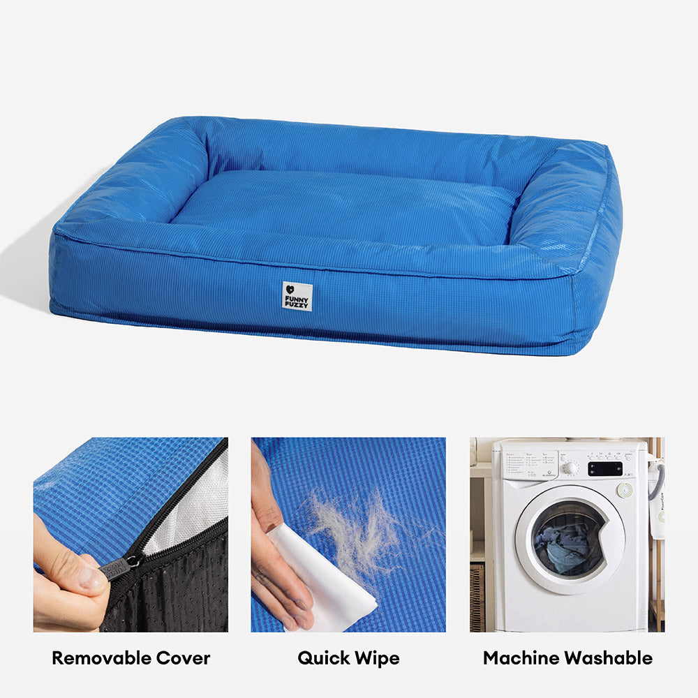 Fully Orthopaedic Surround Support Waterproof Fabric Anti-Anxiety Large Dog Bed