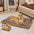 Classical Plaid Dual-Sided Removable Plush Calming Dog Mat