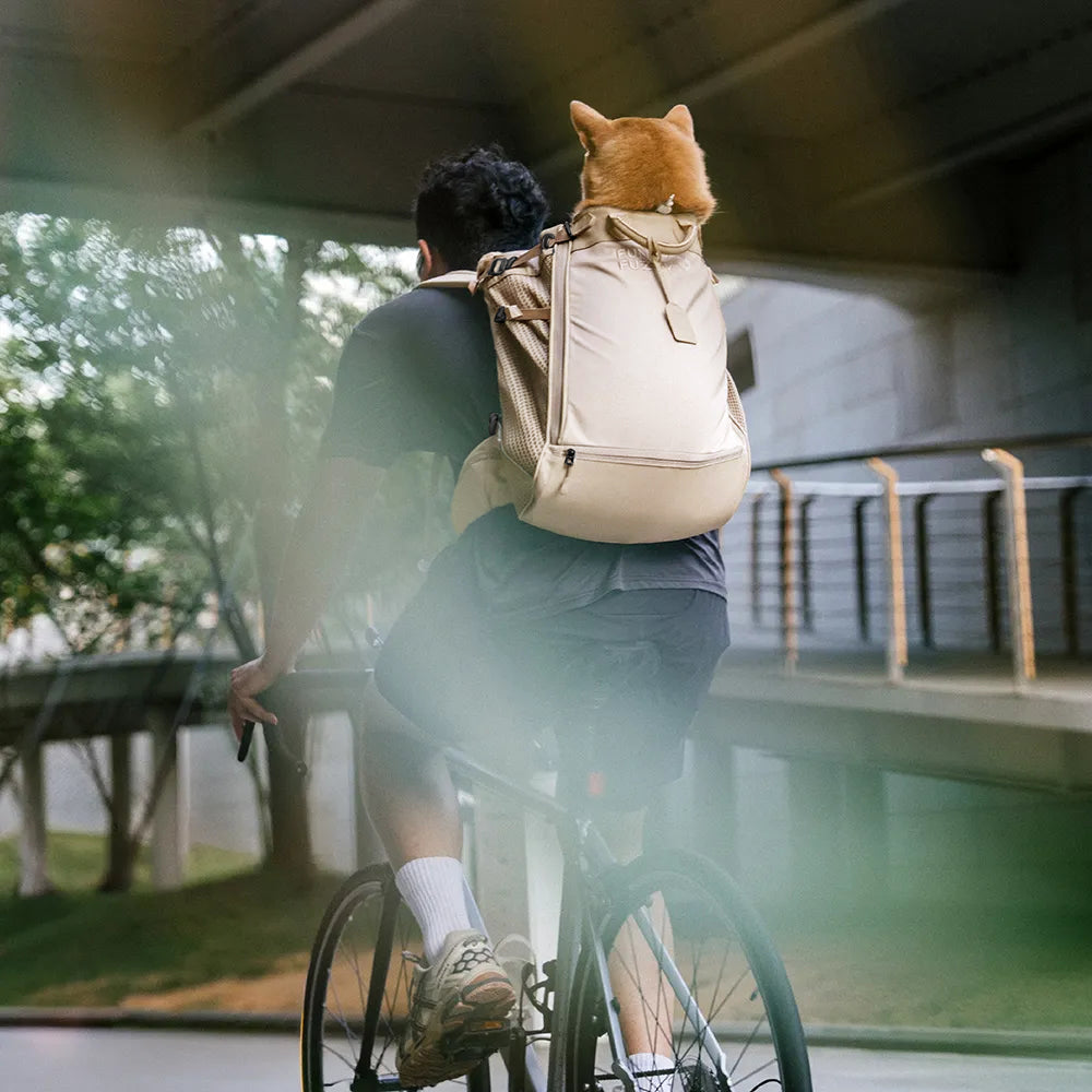 Dog Carrier Backpacks Dog Rucksack Dog Bike Carrier - Urban Roaming