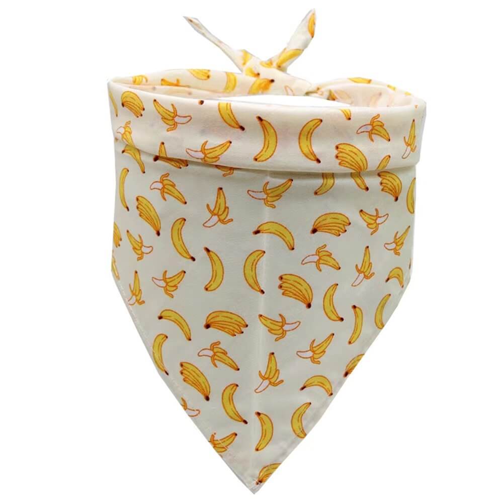 Pet cat and dog accessories fruit style multiple optional triangle bandana bib