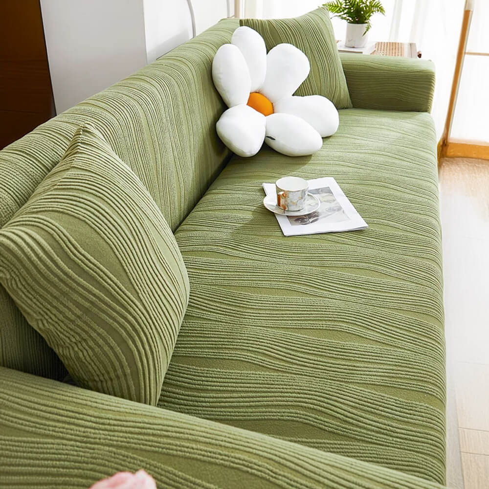 Jacquard Stretch Full-Cover Anti-scratch Recliner Chair Covers