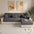 One-Piece Chenille Scratch-Resistant Durable Water-Repellent Non-Slip Sectional Couch Cover