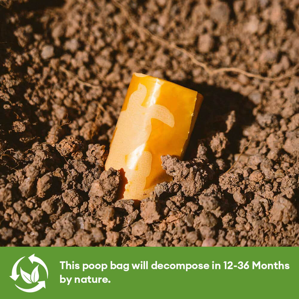 Lemon Scented Durable Recycled Poop Bag - Fresh Up