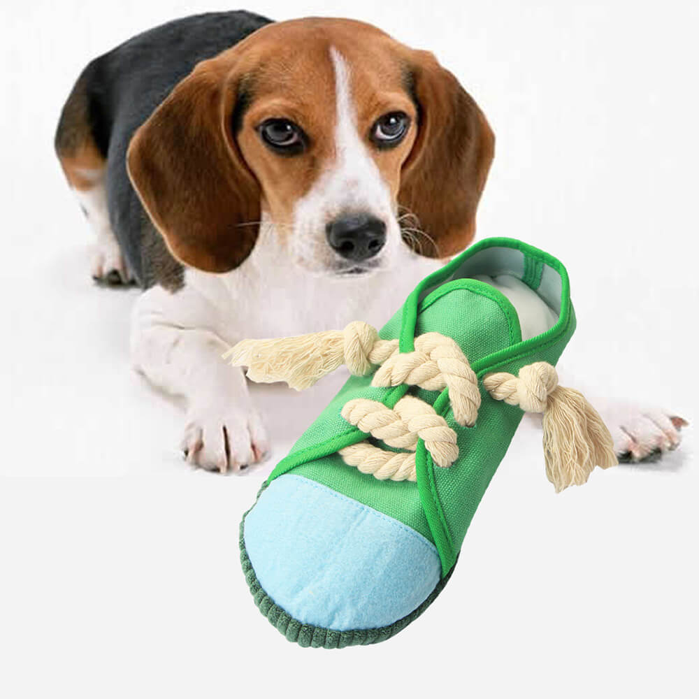 Colourful Shoes Durable Rope Chewing Interactive Dog Toy