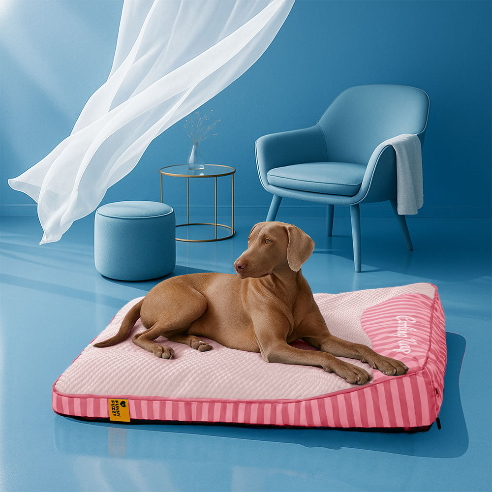Extra Large Cooling Washable Rectangle Orthopedic Dog Bed - Pet-Friendly Bedroom