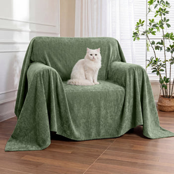 Soft and Waterproof Scratch-Resistant Non-Linting Throw Recliner Chair Cover
