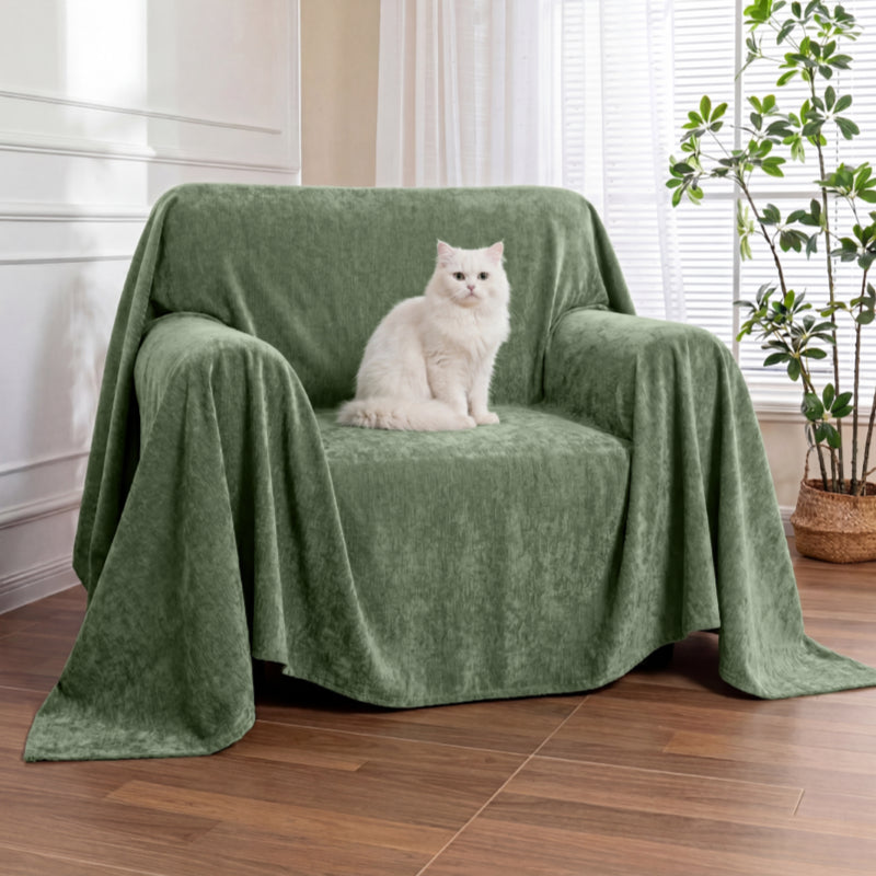 Soft and Waterproof Scratch-Resistant Non-Linting Throw Recliner Chair Cover