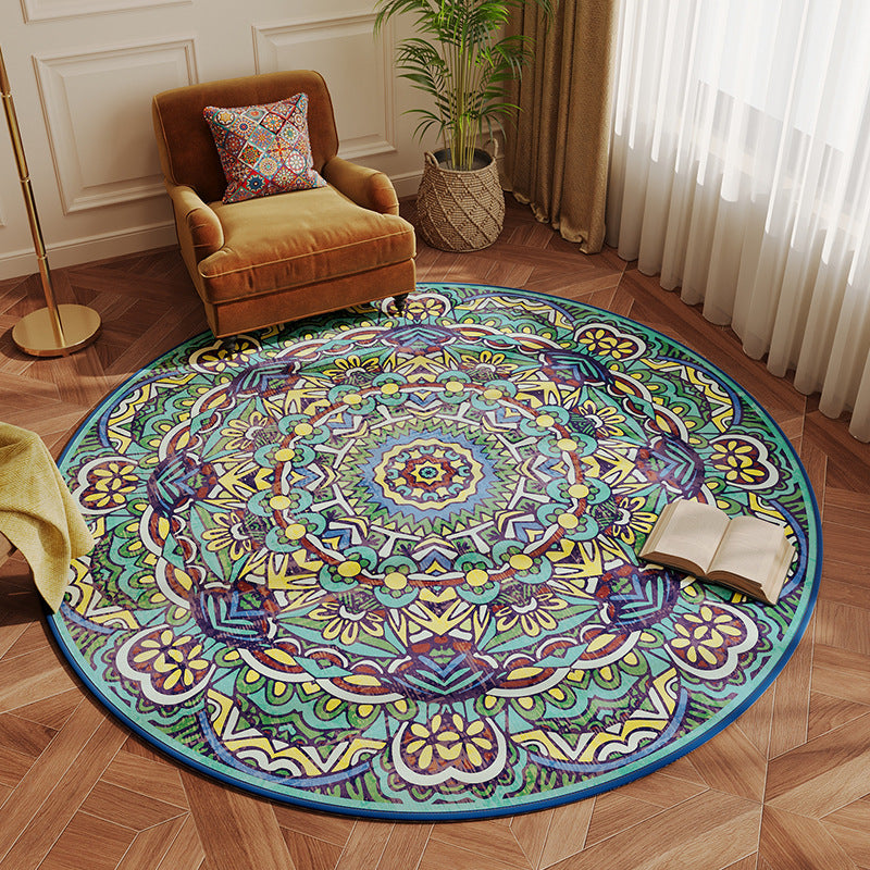 Premium Sense Ethnic Style Vintage Persian Living Room Carpet