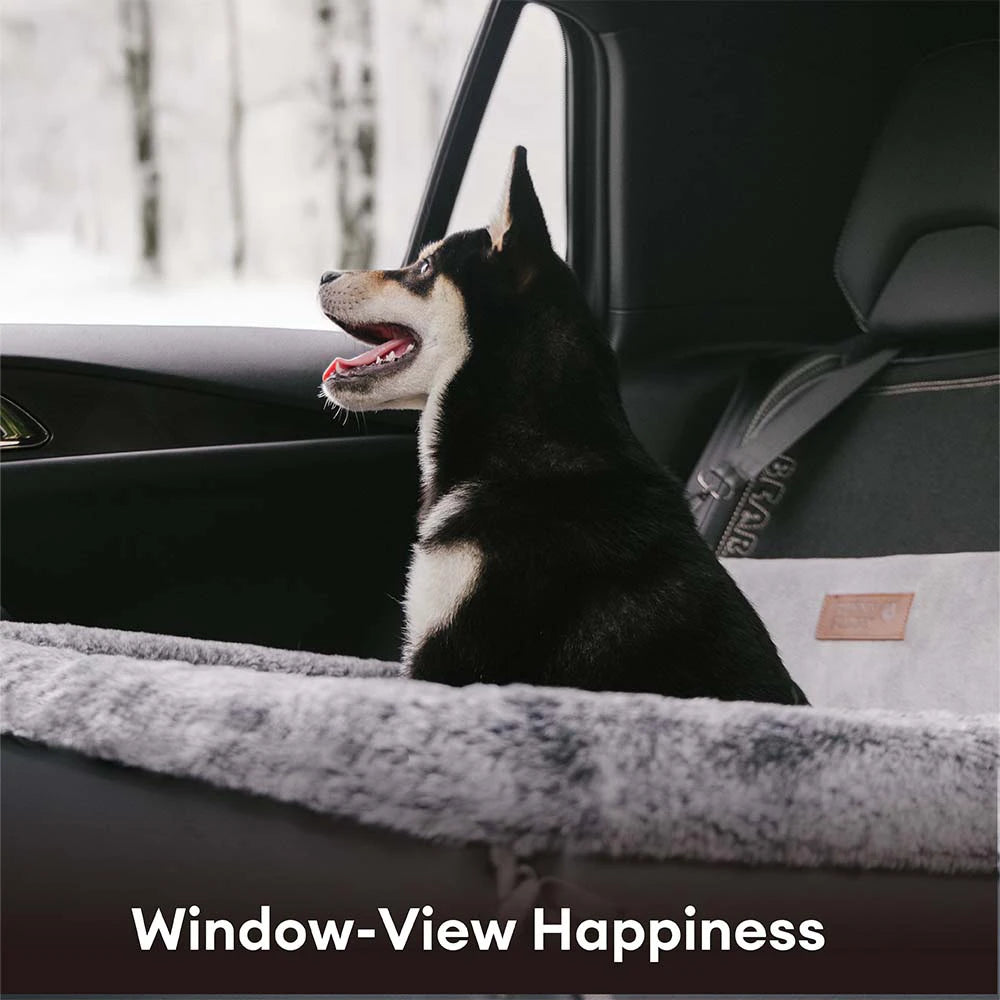 Travel Safety All-Season Bolster Dog Car Seat Bed - BaseCamp