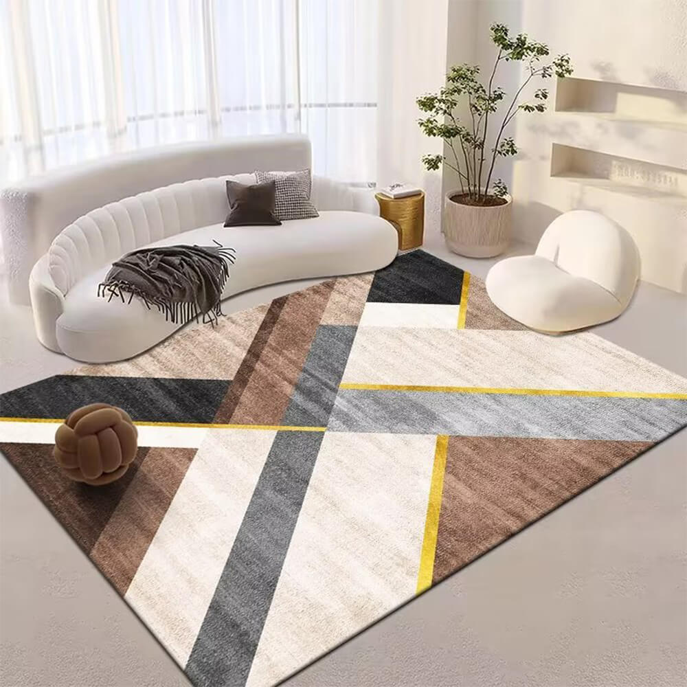 Chic Minimalist Living Room Pet Carpet with Unique Design