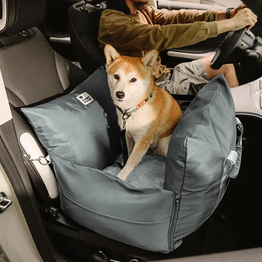 Waterproof ISOFIX Dog Car Seat Bed with Isofix System - First Class