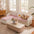 Lazy Soft Flannel Breathable Pet Mat Non-slip Sectional Couch Cover