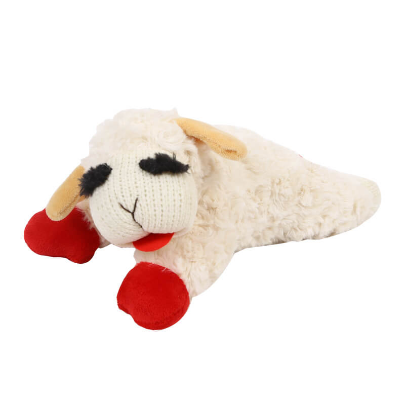 Plush Lamb Squeaker Toy Dog Interactive Toy