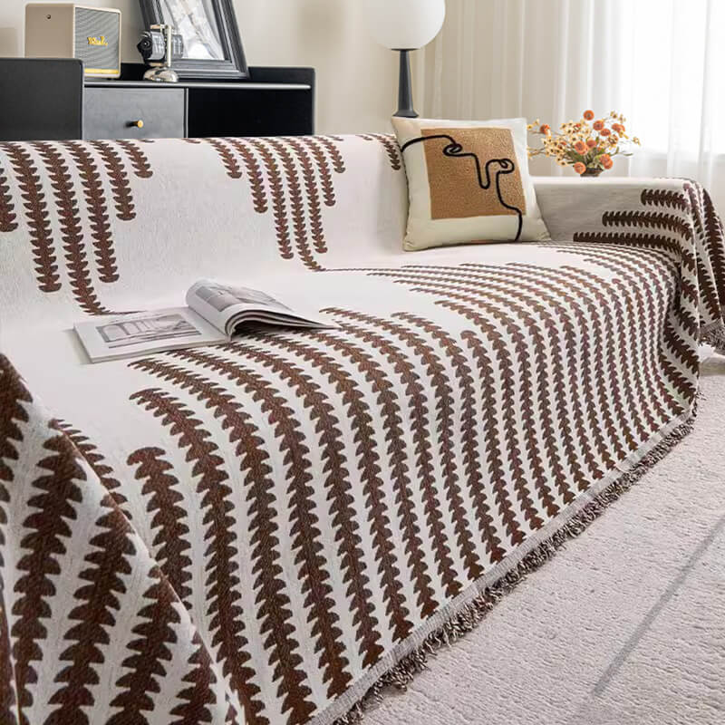 All-seasons Chenille Fabric Double-sided Anti-scratch Home Decoration Recliner Chair Covers