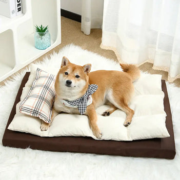 All In One Multi-Functional Water-Repellent Comfort Dog Bed With Pillow