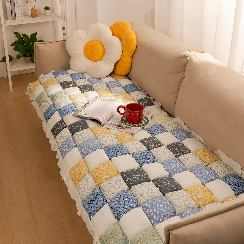 Garden Chic Cotton Pet Friendly Protective Couch Cover