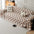 Colour Block Chequerboard Fringe Trim Sofa Blanket Couch Cover