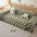 Colour Block Chequerboard Fringe Trim Sofa Blanket Couch Cover