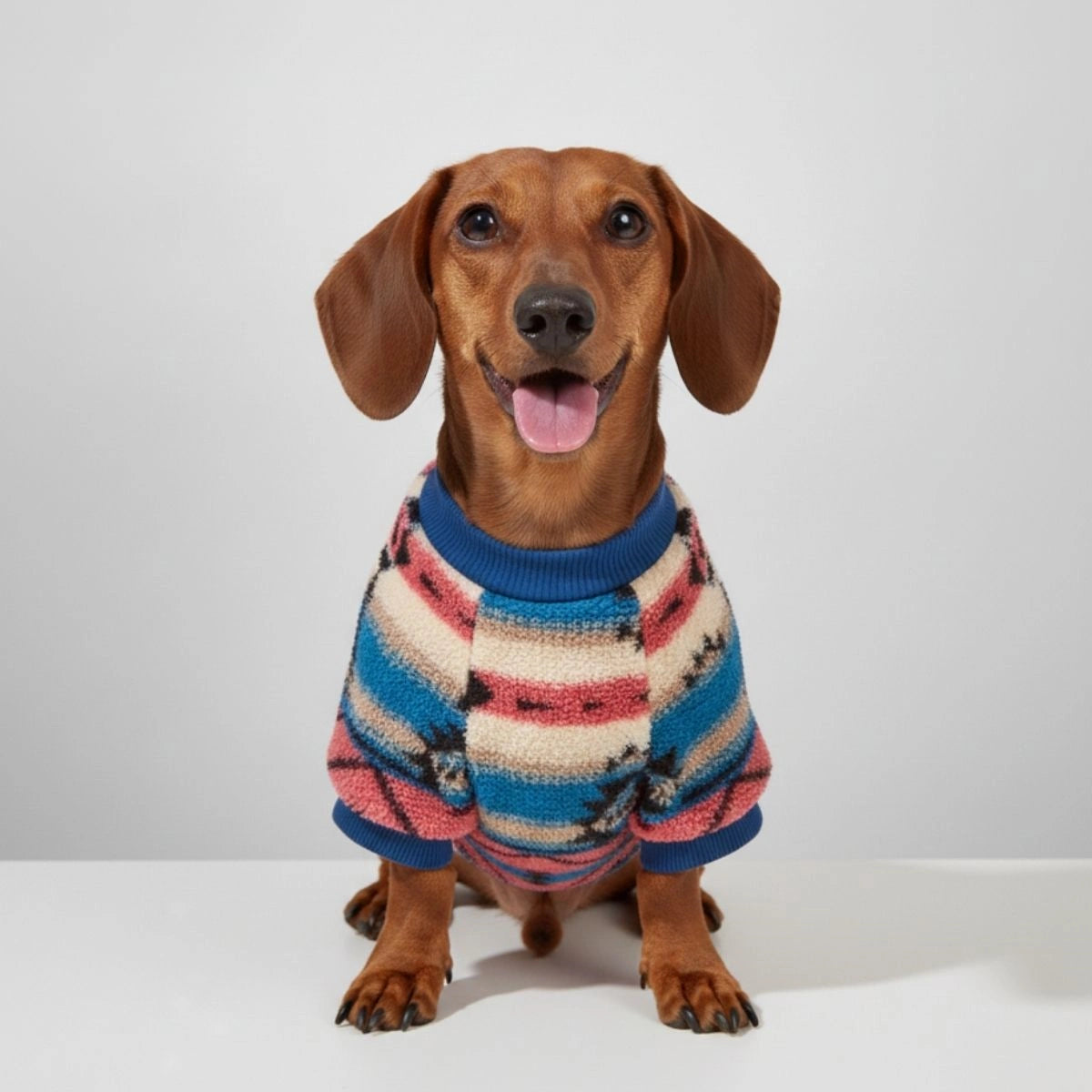 Colourful Striped Dog Sweater - Cosy & Fashionable Winter Wear