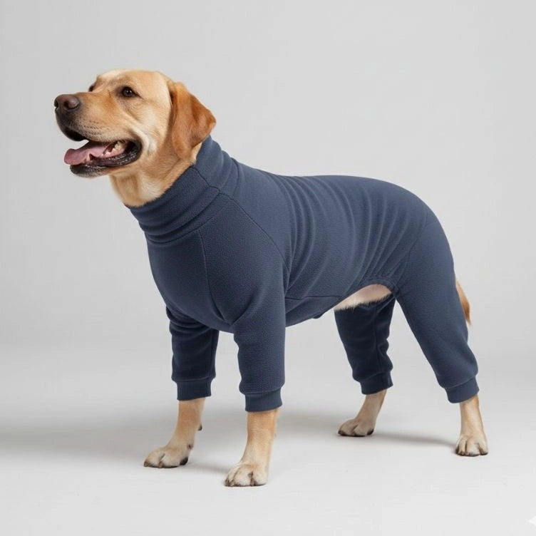 Cosy Fleece Dog Pyjamas - Perfect Sleepwear for Large Dogs