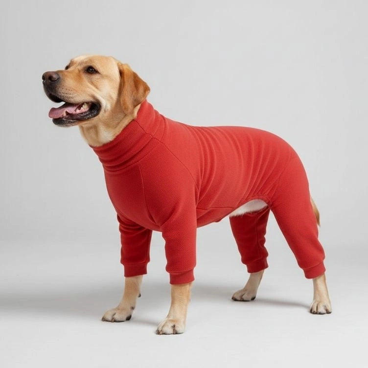 Cosy Fleece Dog Pyjamas - Perfect Sleepwear for Large Dogs