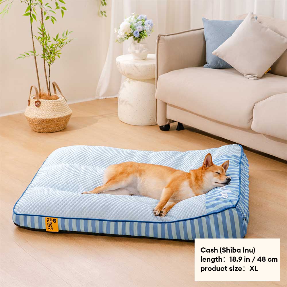 Extra Large Cooling Washable Rectangle Orthopedic Dog Bed - Pet-Friendly Bedroom