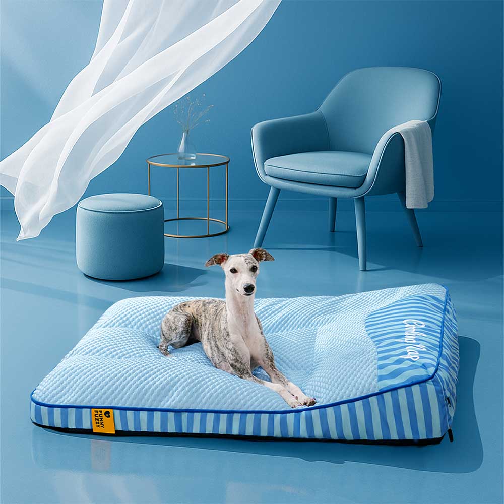 Extra Large Cooling Washable Rectangle Orthopedic Dog Bed - Pet-Friendly Bedroom