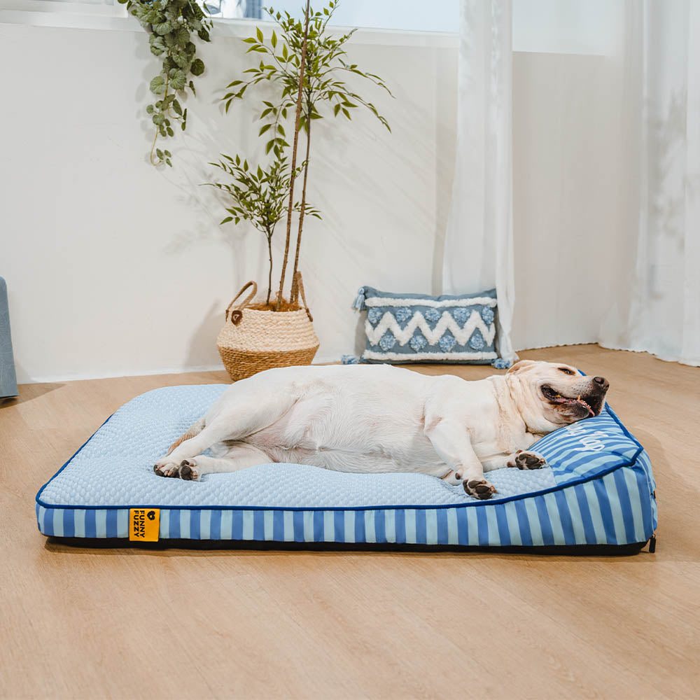 Extra Large Cooling Washable Rectangle Orthopedic Dog Bed - Outdoor
