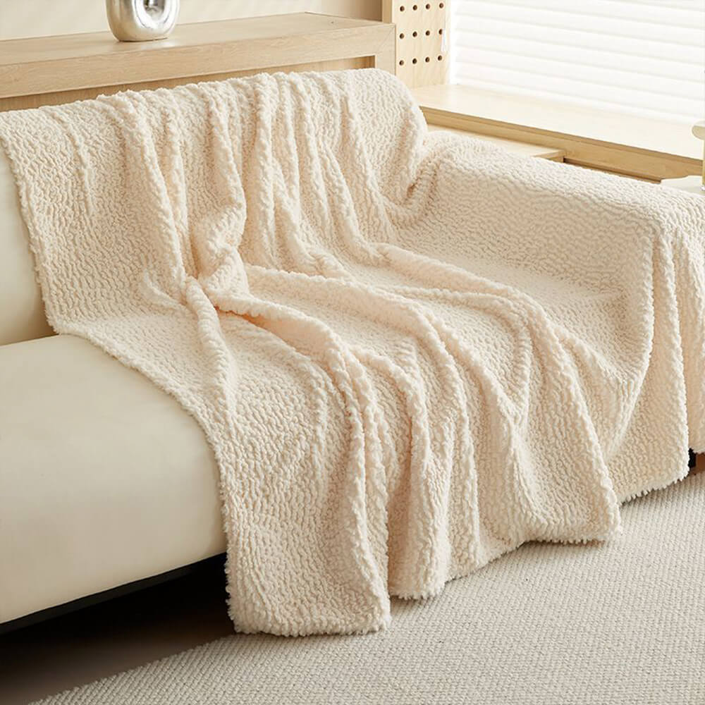 Cloud Texture Plush Chenille Durable Sofa Protector Couch Cover