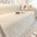 Cream Chenille Textured Pet-Friendly Anti-Scratch Throw Couch Cover
